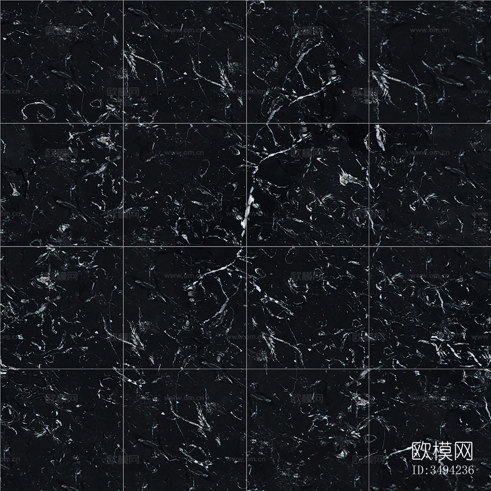 无缝现代黑色大理石石材几何拼接拼花图案瓷砖地砖墙砖下载