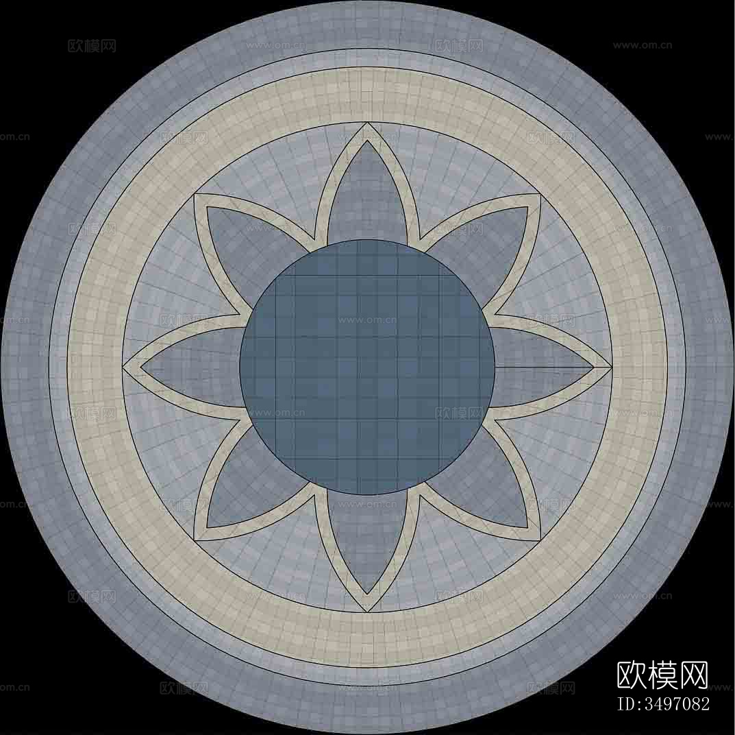 现代简约石材拼花下载
