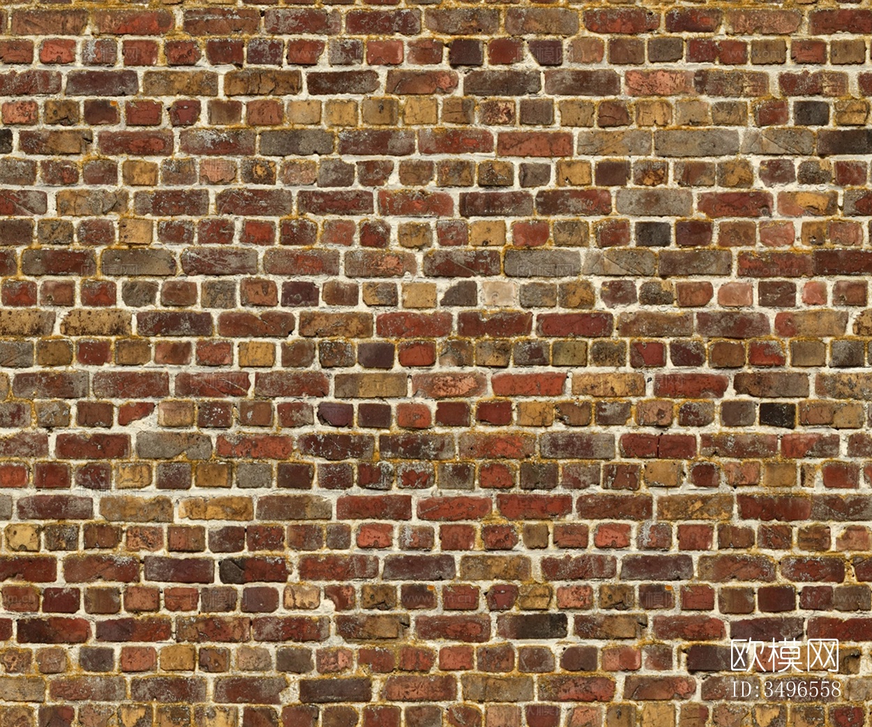 无缝老化做旧红砖墙面室外墙砖下载