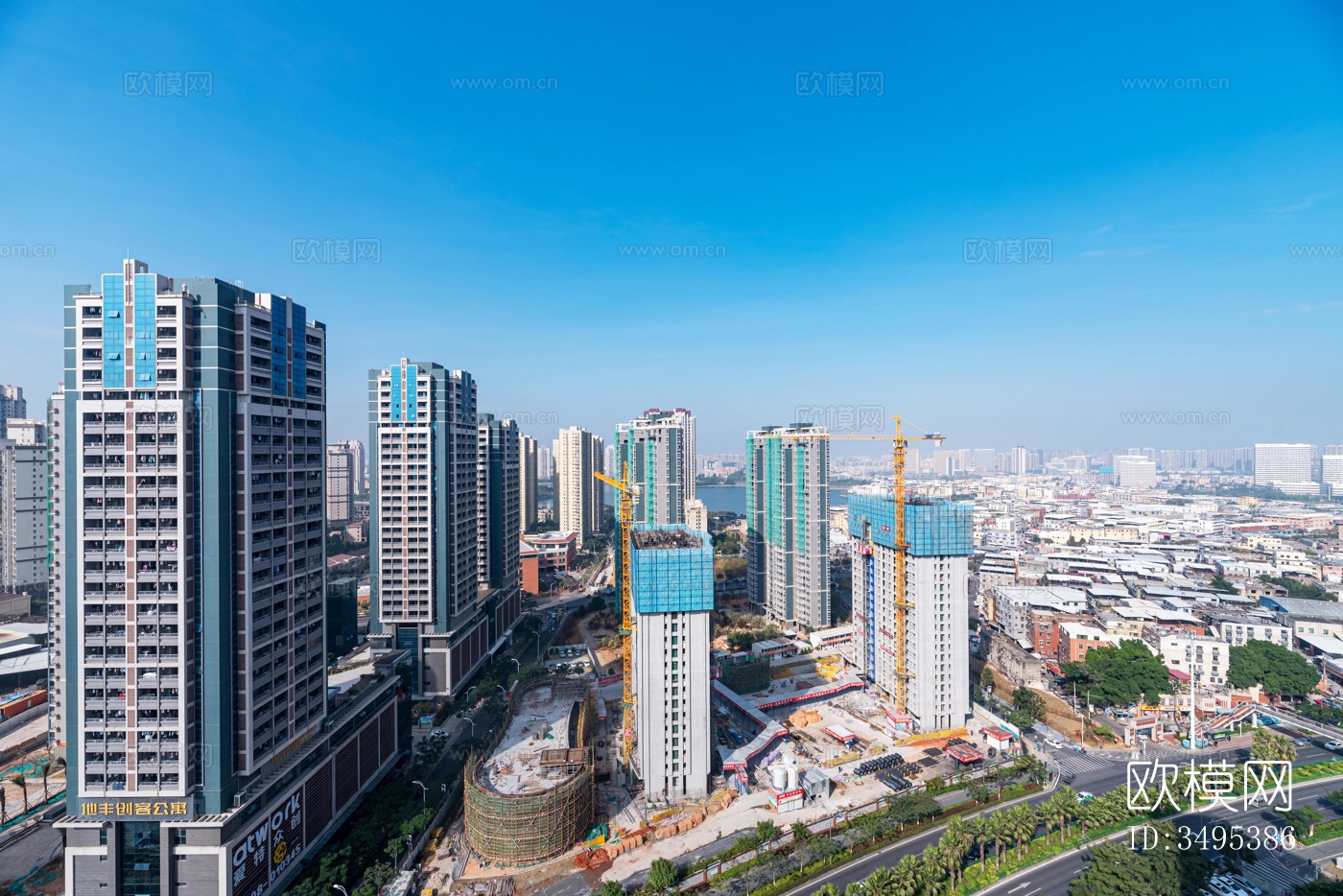 白天城市外景下载