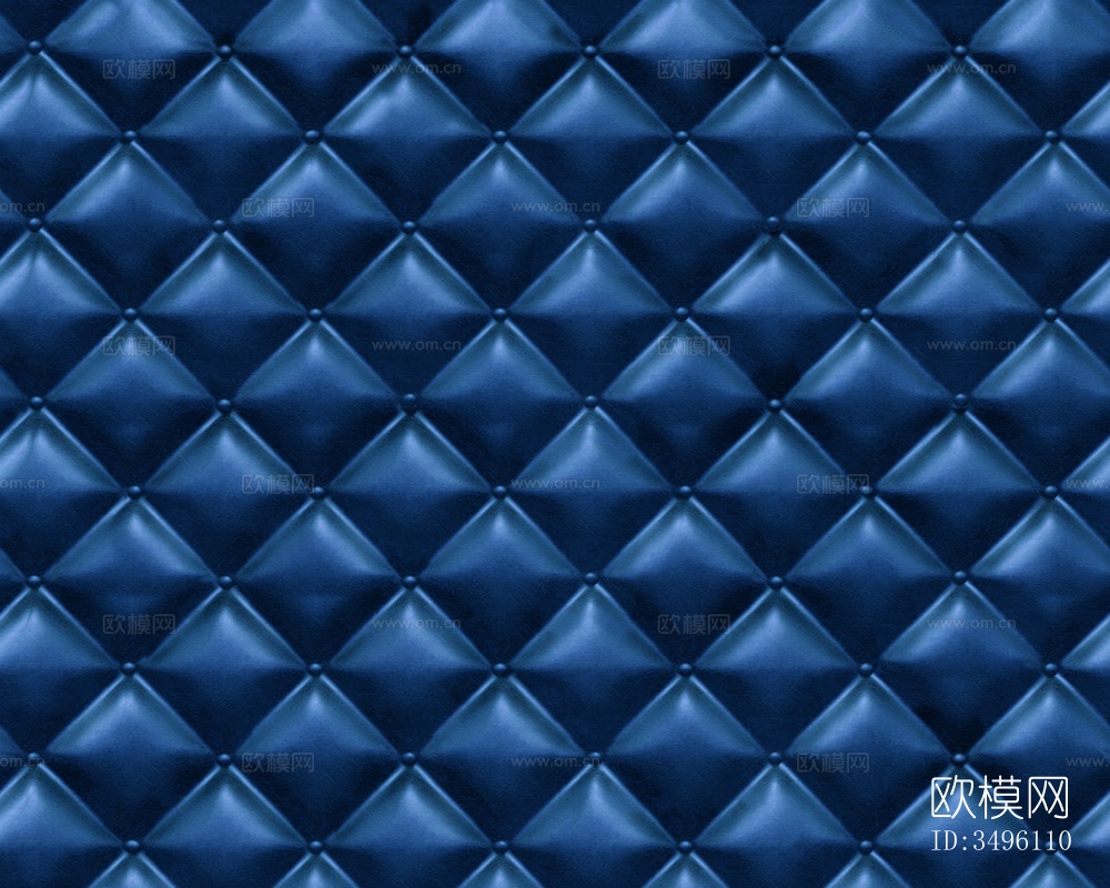 无缝蓝色床头靠背景墙沙发卡座座垫拉扣软包皮革下载