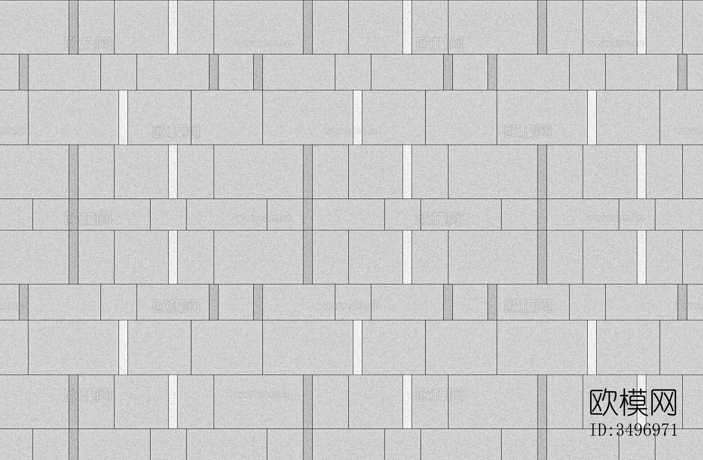 浅灰色景观户外工字铺砖 广场砖下载