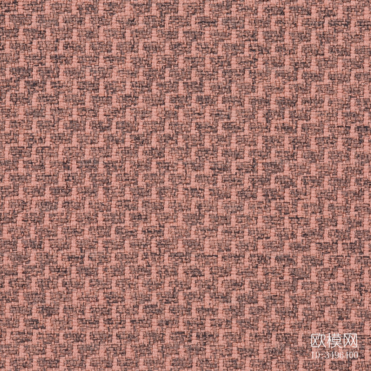 无缝珊瑚色砌砖式纹理针织面料下载
