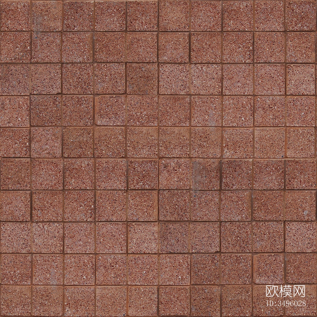 无缝红色方砖拼花地砖户外人行道路地面广场铺贴下载