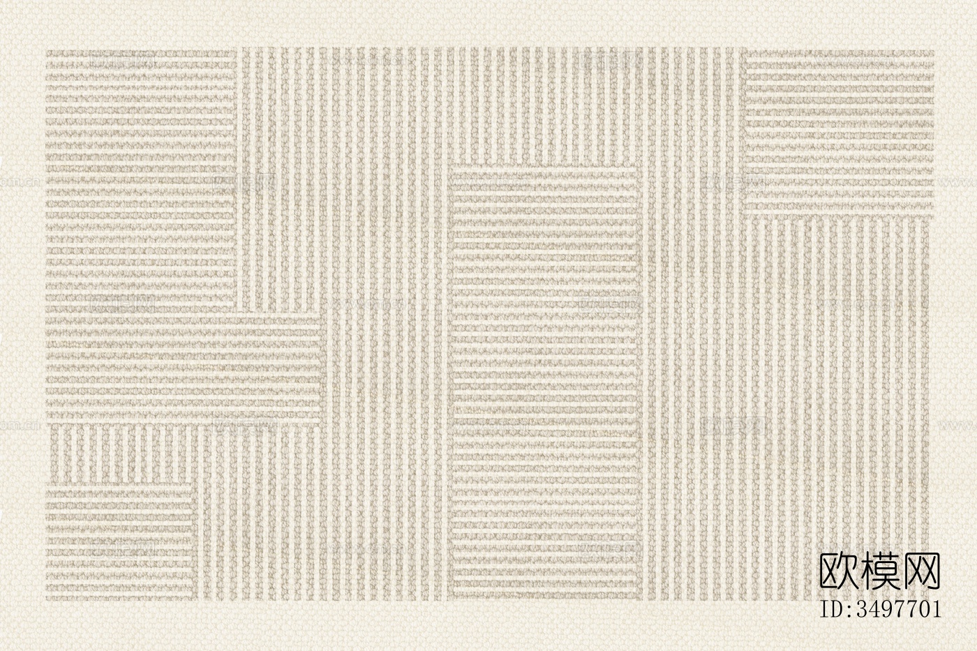 现代简约亚麻地毯下载