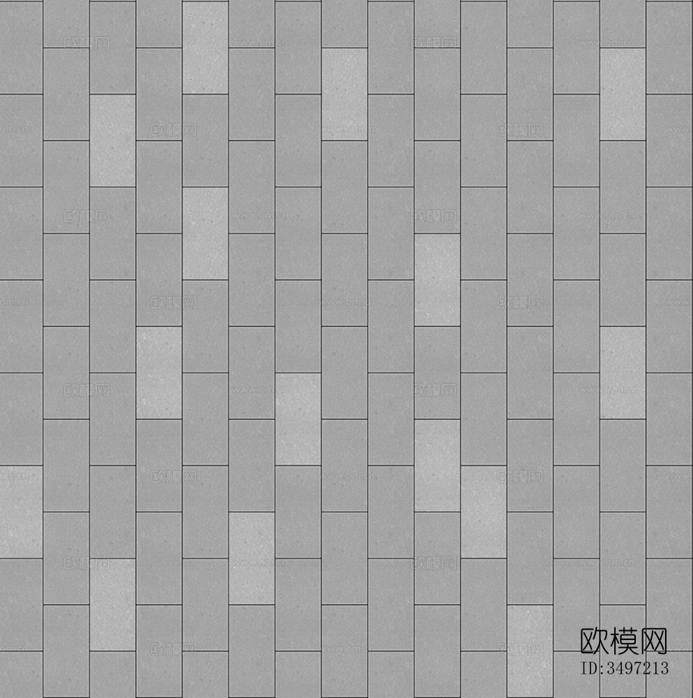 景观铺装工字砖 广场砖 花岗岩错缝砖 透水砖下载
