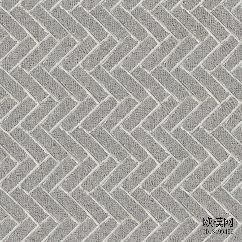 无缝人字纹拼花地砖人行道路地面广场铺贴下载
