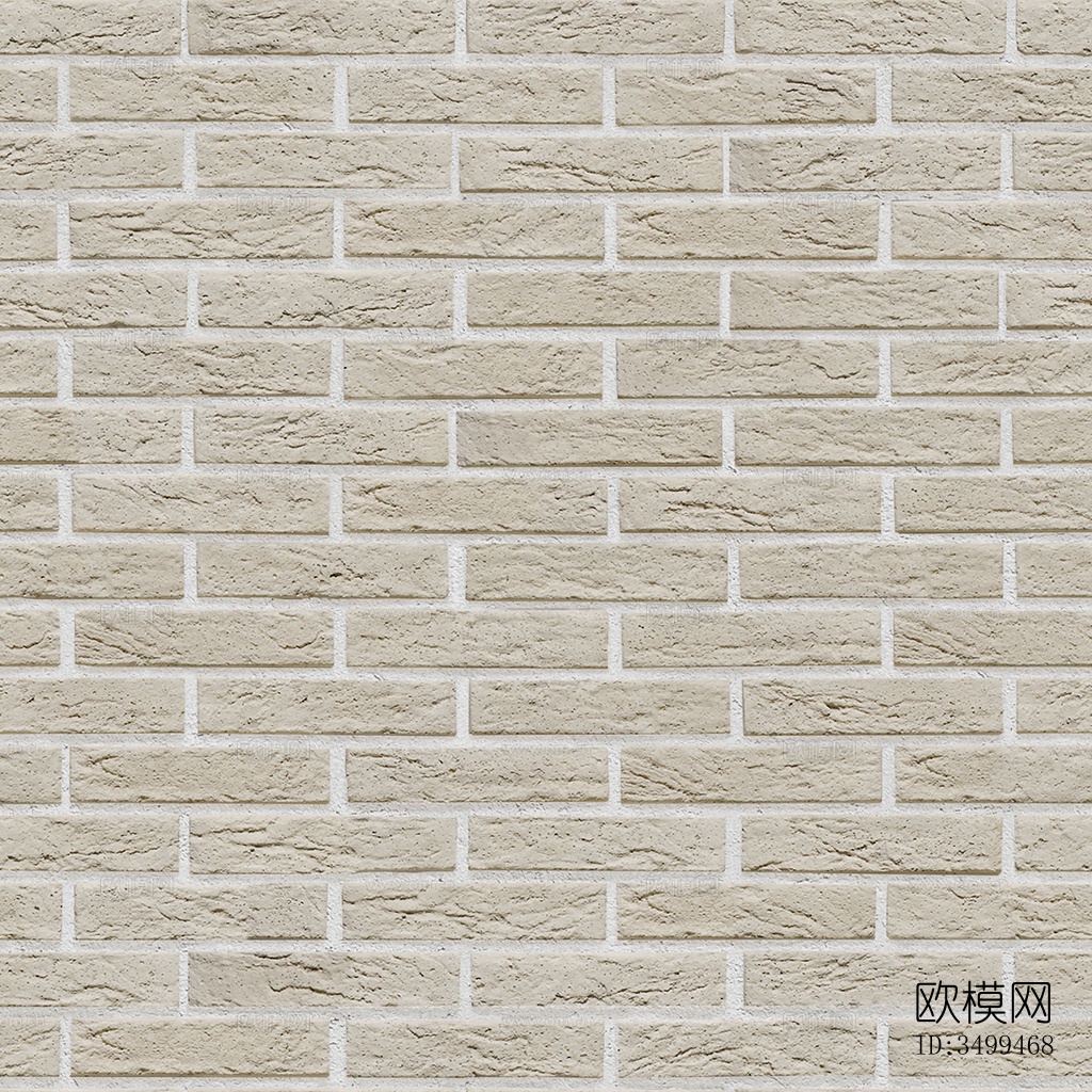 无缝米白色砖墙墙面外墙地面下载