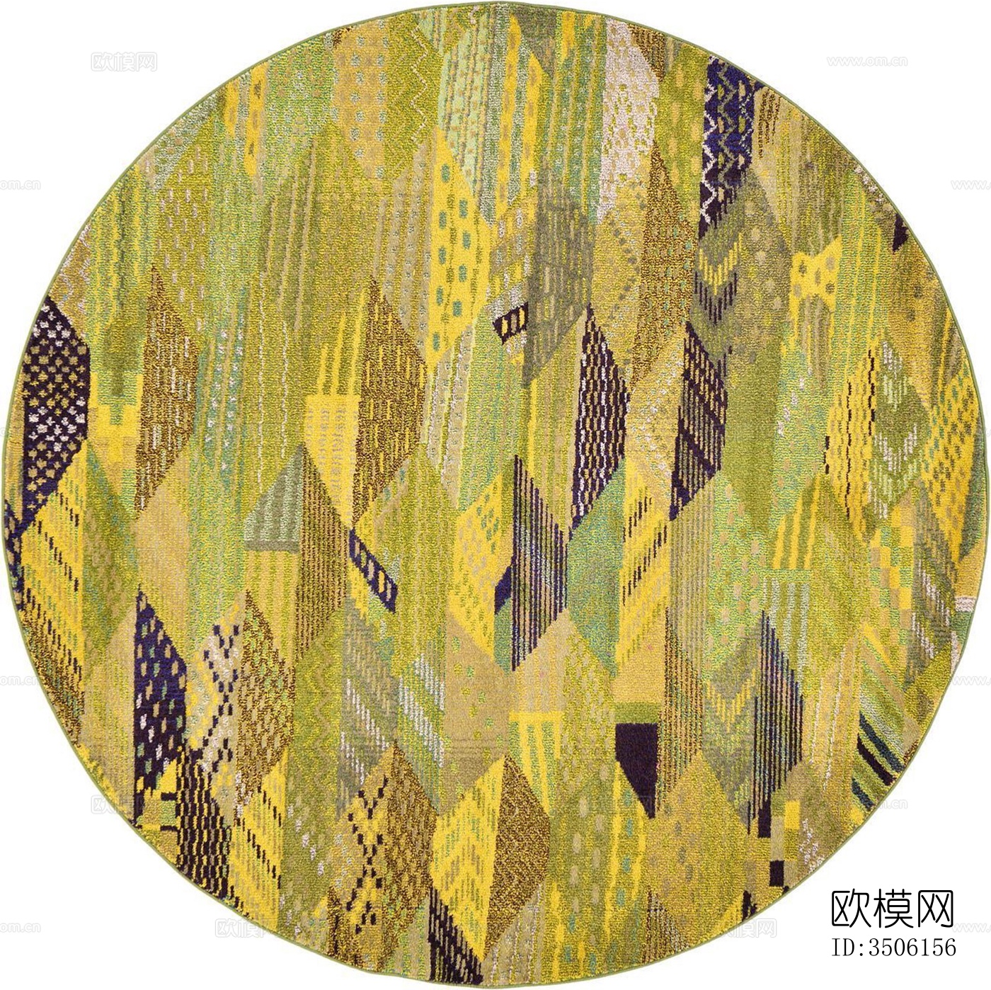 现代圆形地毯下载