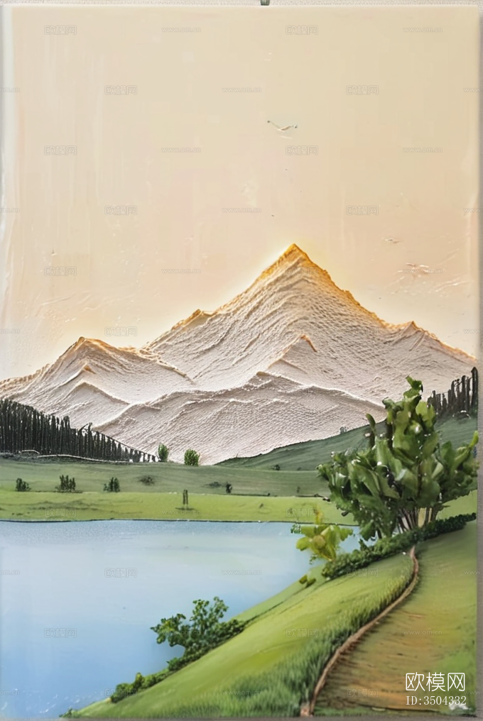 现代奶油挂画 高级法式感玄关挂画 客餐厅装饰画下载