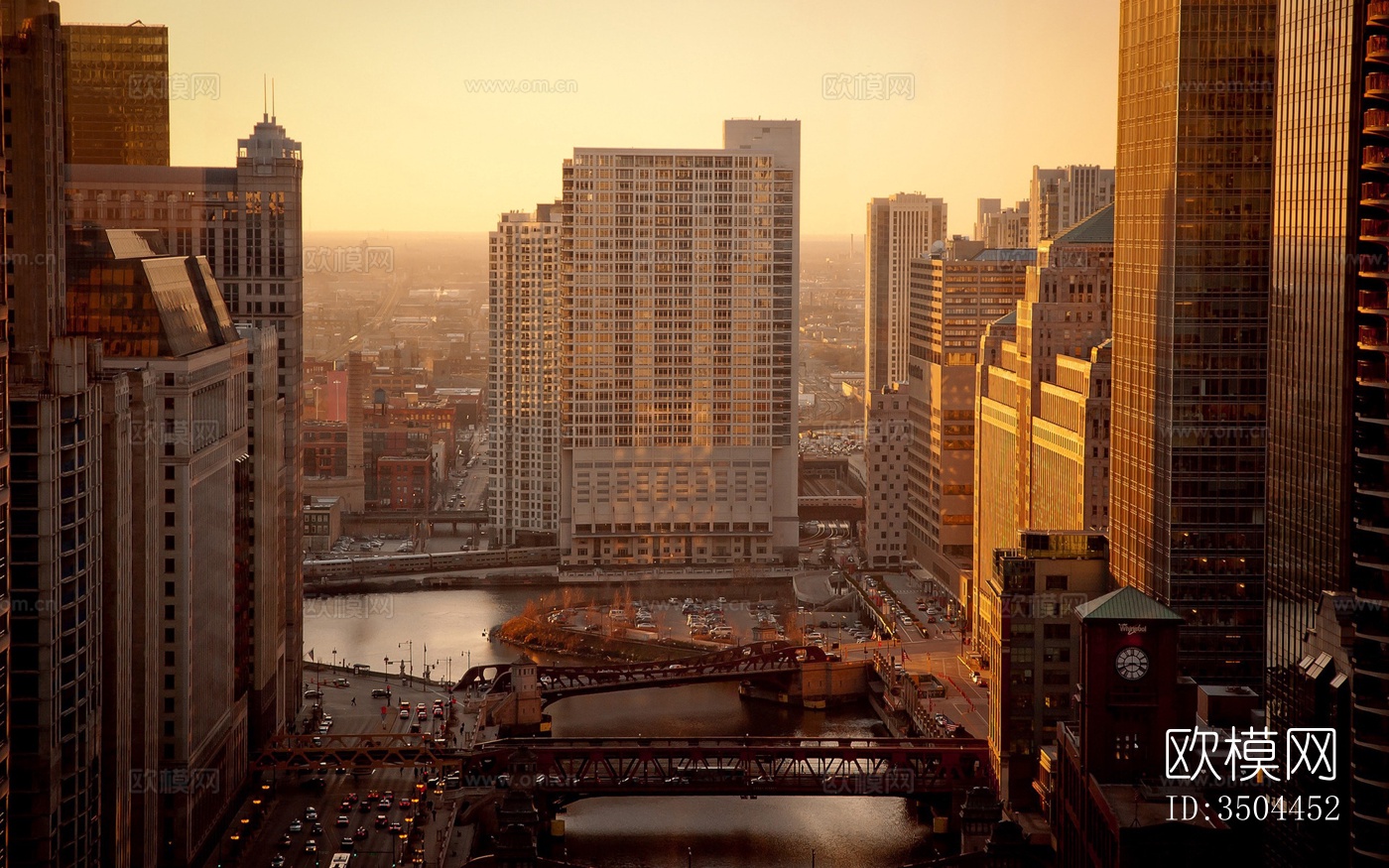 都市夕阳窗景下载