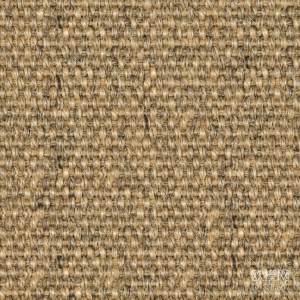 无缝日式侘寂茶室黄色草编亚麻剑麻黄麻编织地毯地垫下载