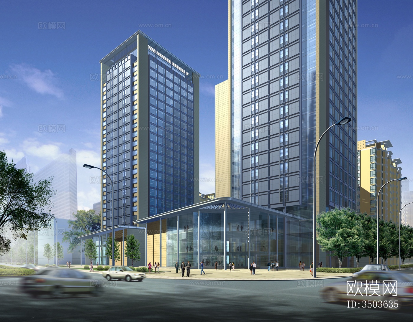 白天城市外景下载