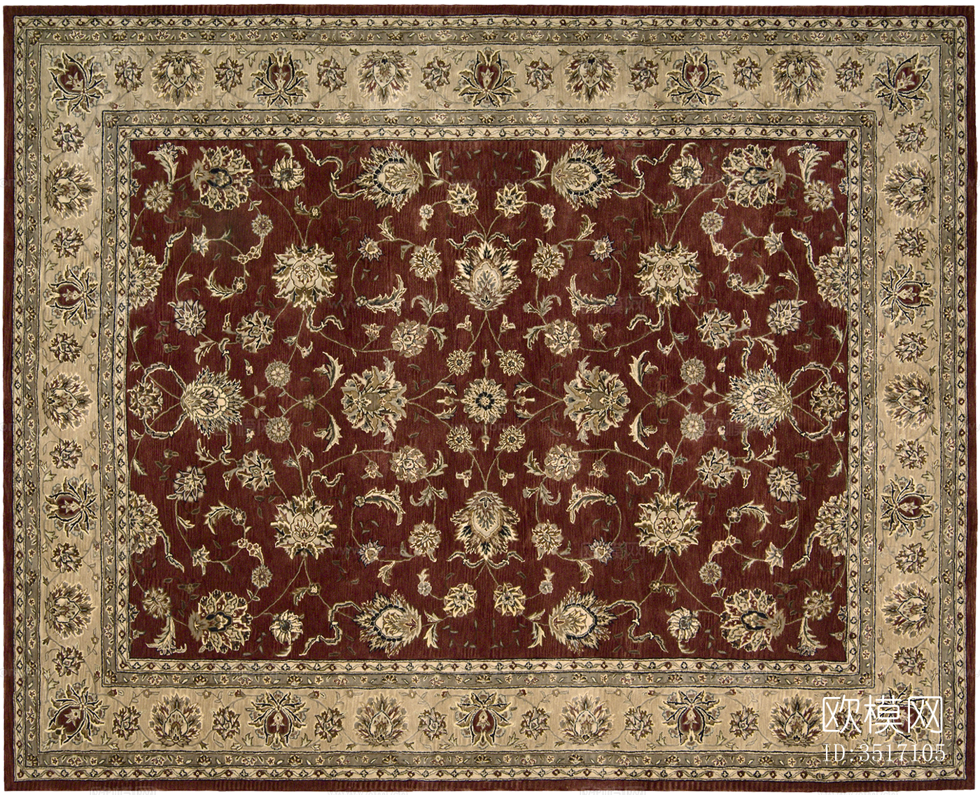 免扣欧式古典复古波斯地毯下载