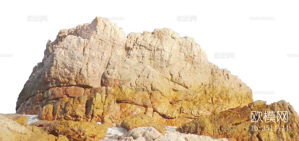 免扣素材 石头假山下载