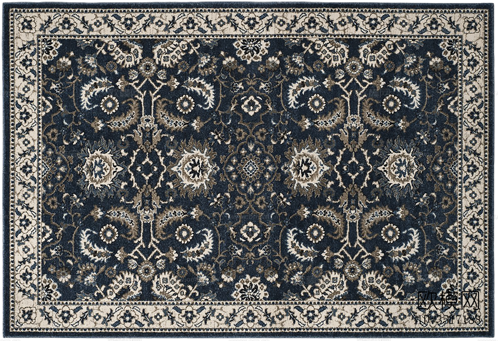 免扣欧式古典复古波斯地毯下载