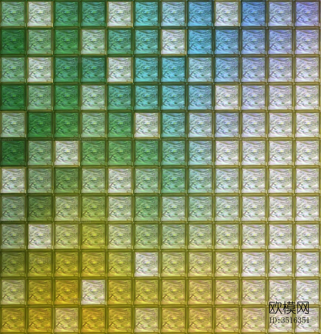 彩色渐变玻璃砖下载