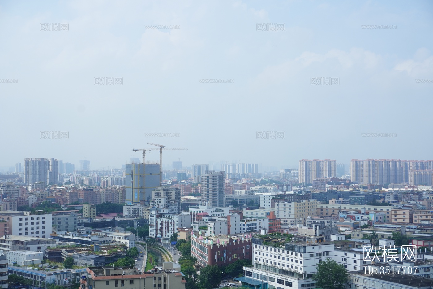 白天城市外景下载（渲染图2）