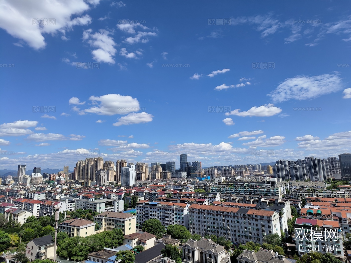 白天城市外景下载（渲染图1）