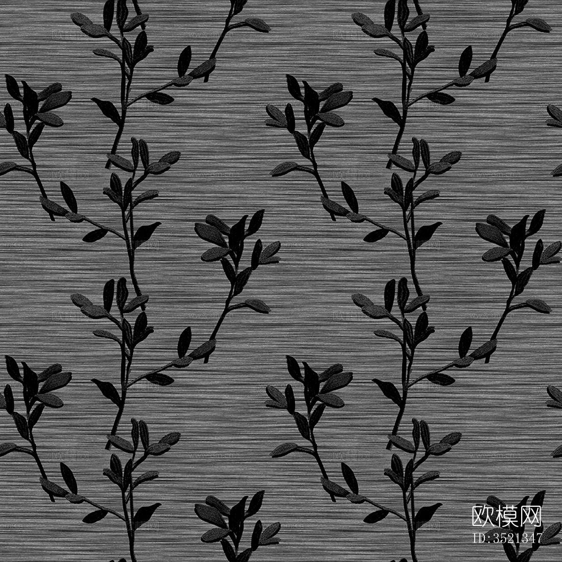 无缝现代欧式植物花纹图案墙纸壁纸壁布下载