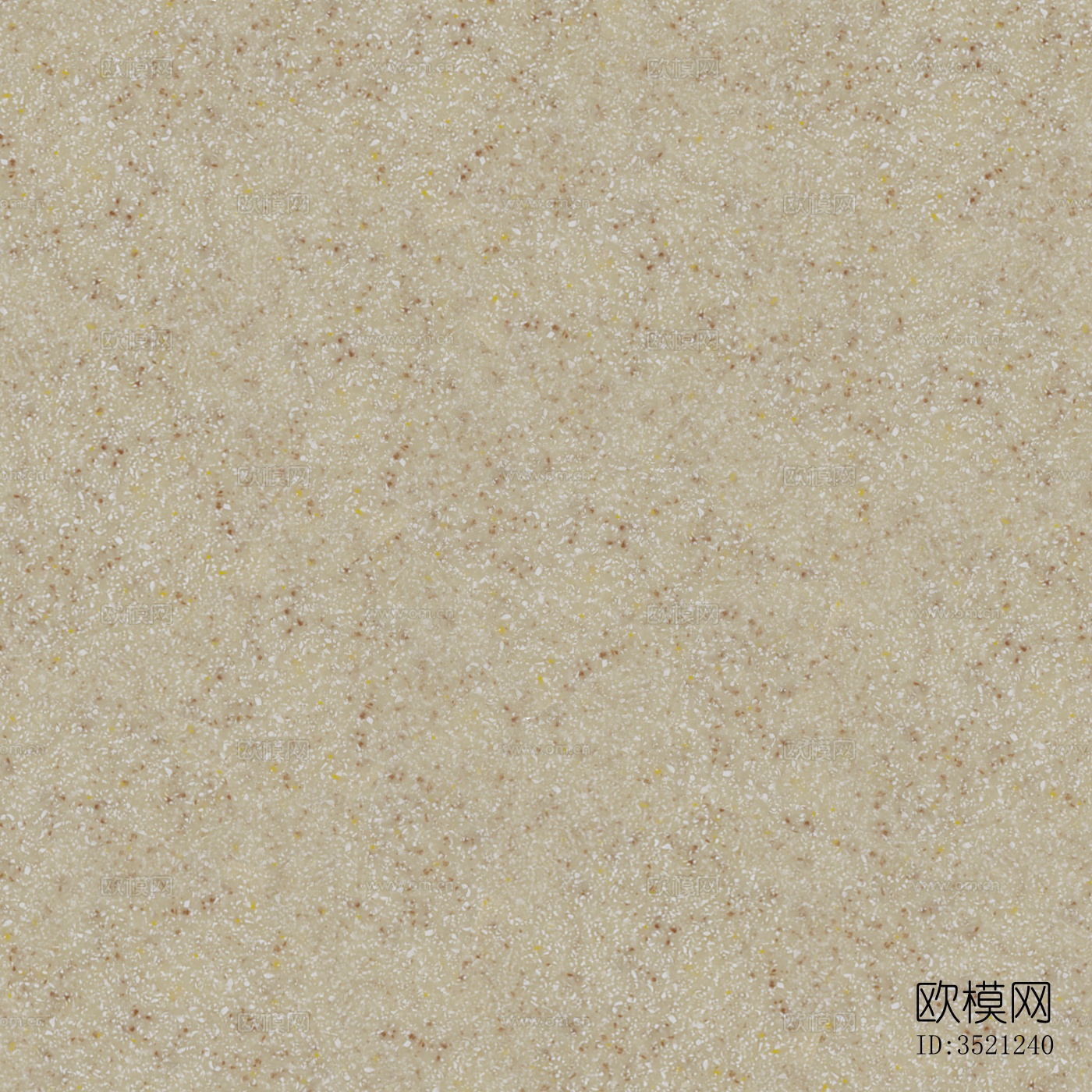 无缝杏仁黄米黄色水磨石贴图