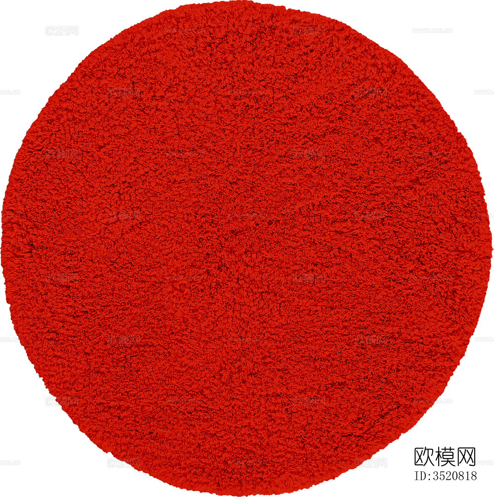 免扣圆形毛绒地毯下载