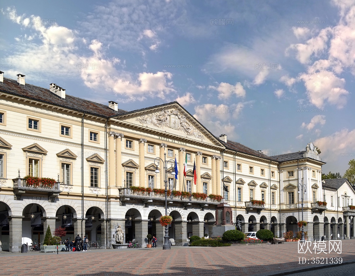 市区城市广场建筑乡村景观风景下载