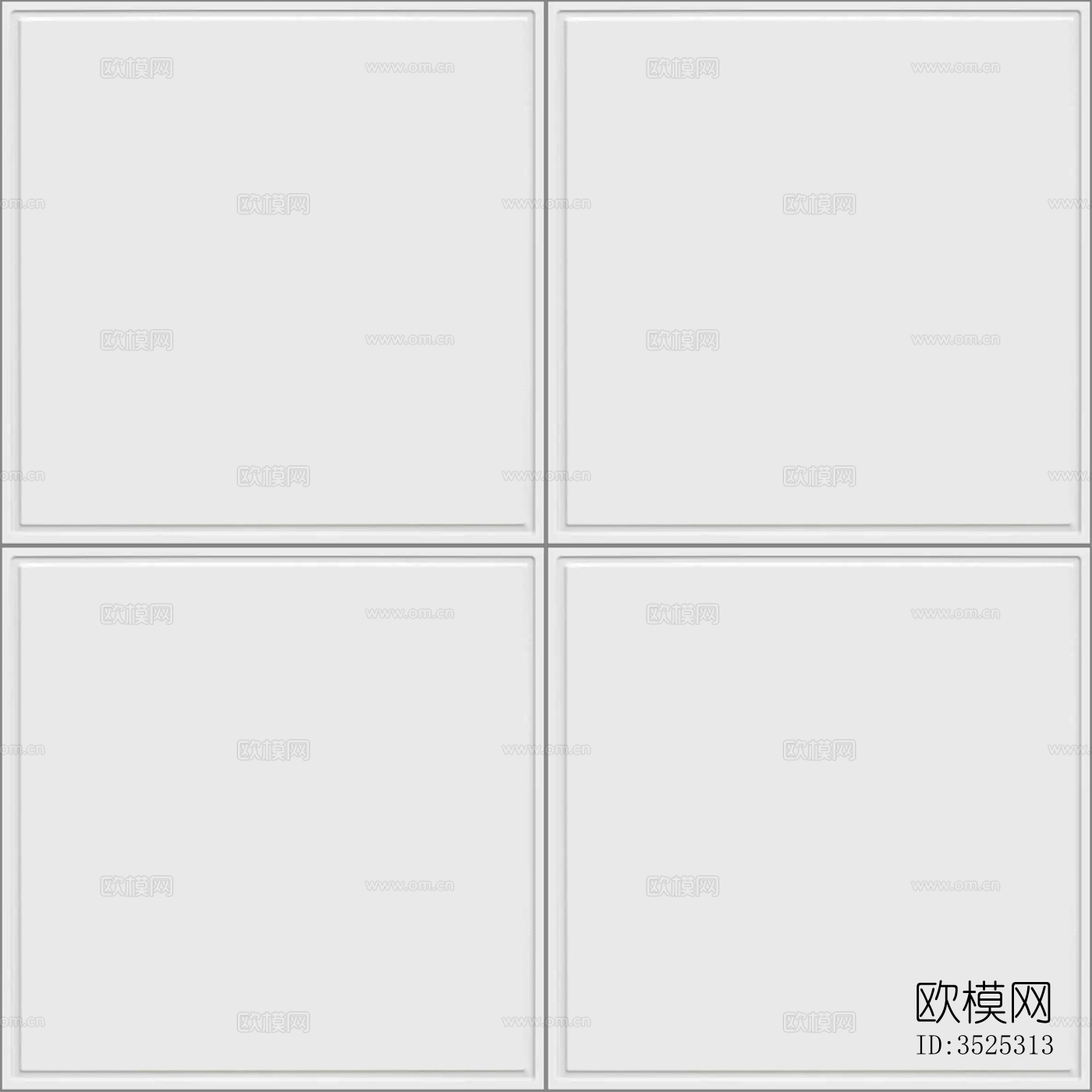 无缝集成吊顶铝扣板贴图