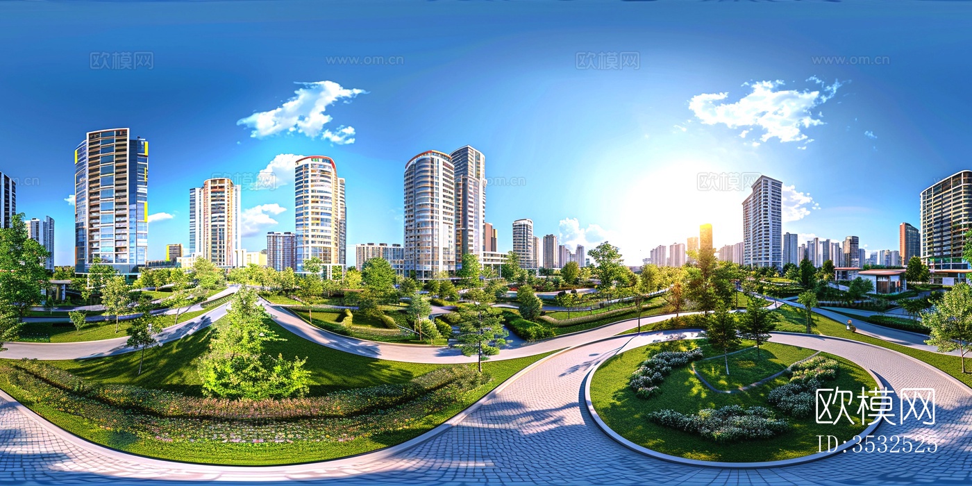 白天小区HDR,公园白天HDR下载