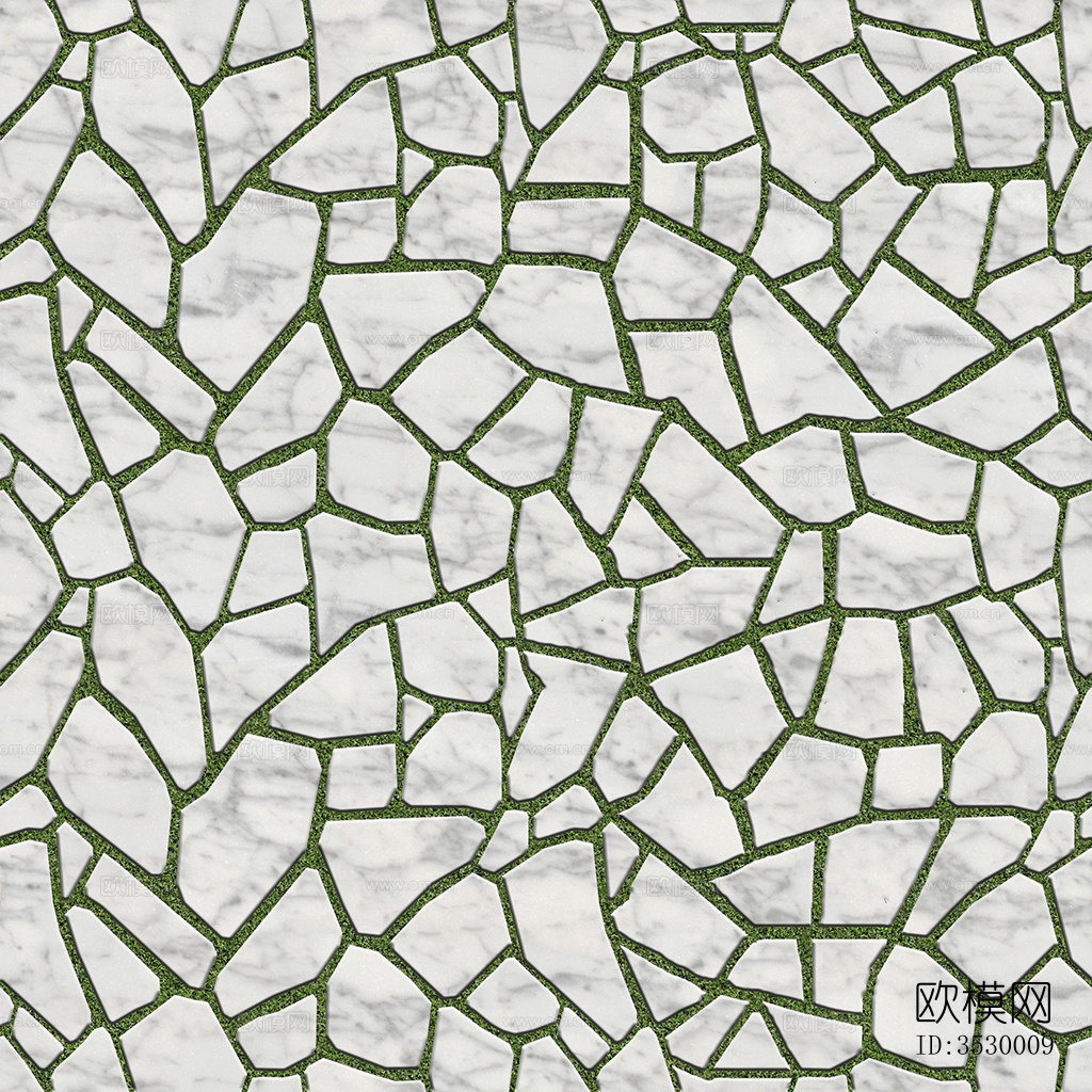 无缝白色大理石拼花地砖人行道路地面广场铺贴下载