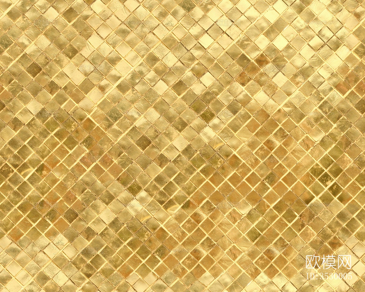 无缝黄金色不锈钢马赛克黄铜金属板下载
