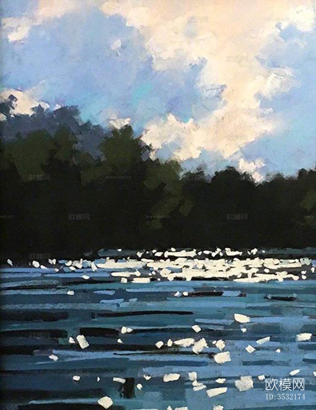风景油画下载
