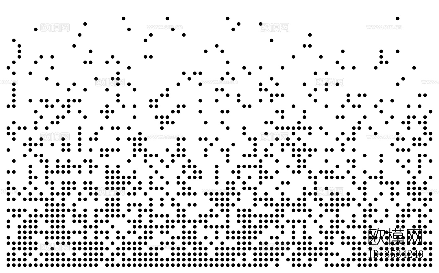 无缝穿孔冲孔吸音板金属板贴图8194下载