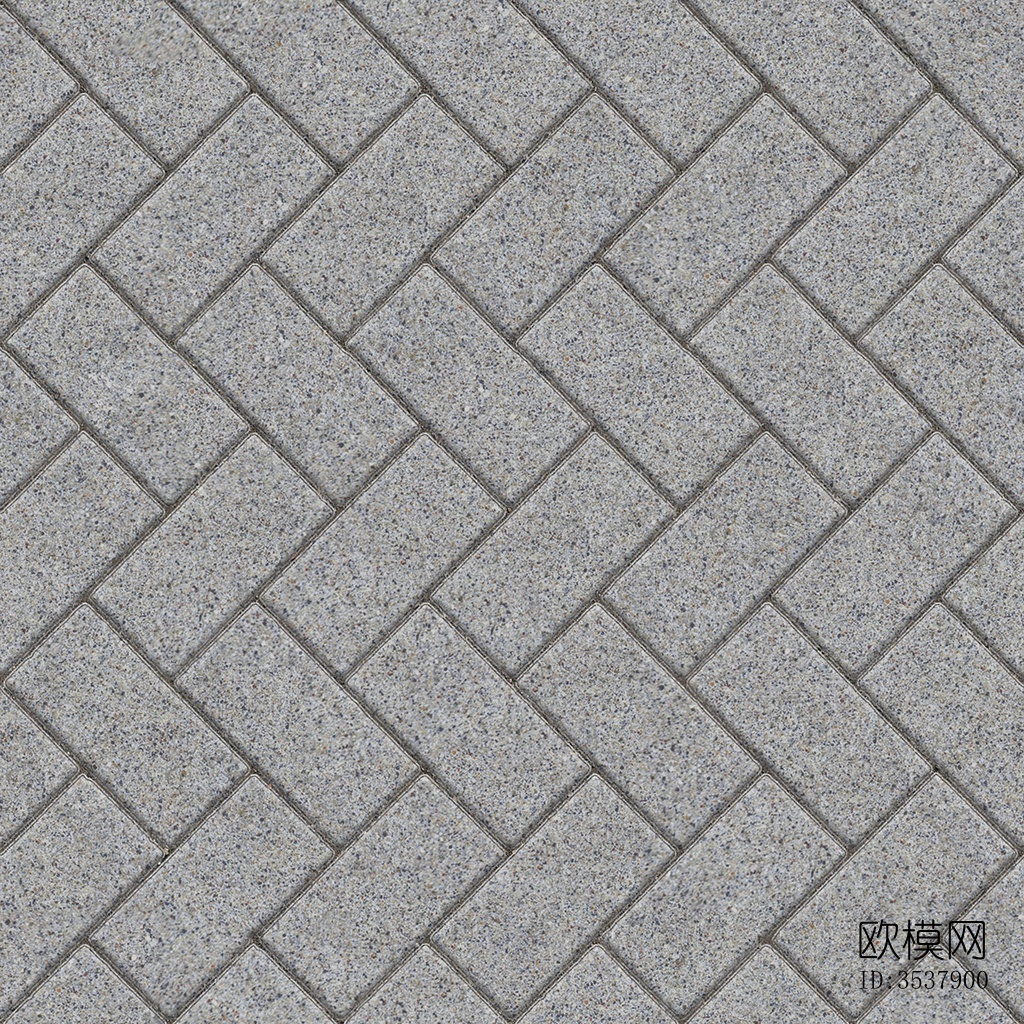 无缝人字纹拼花地砖人行道路地面广场铺贴下载