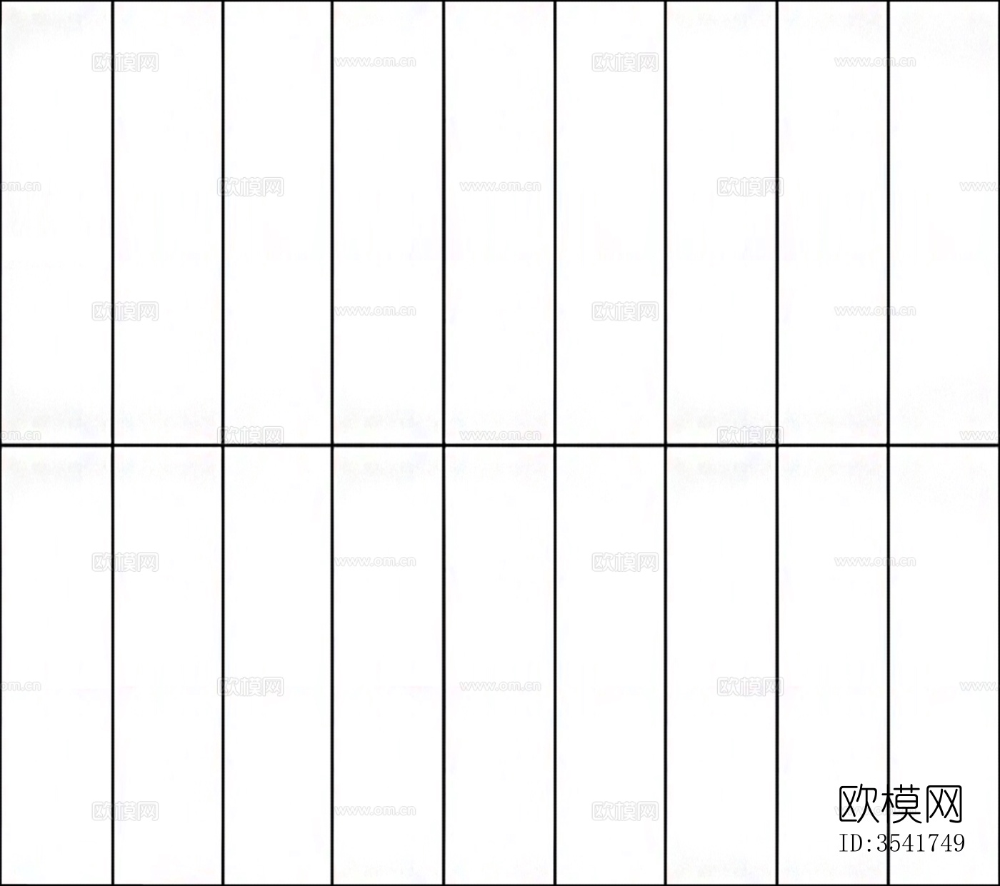 白色竖条瓷砖_竖纹墙砖贴图下载