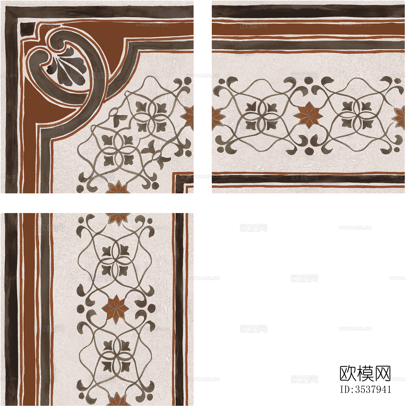 无缝欧式复古水泥混凝土石材几何拼花图案瓷砖花砖地砖墙砖下载