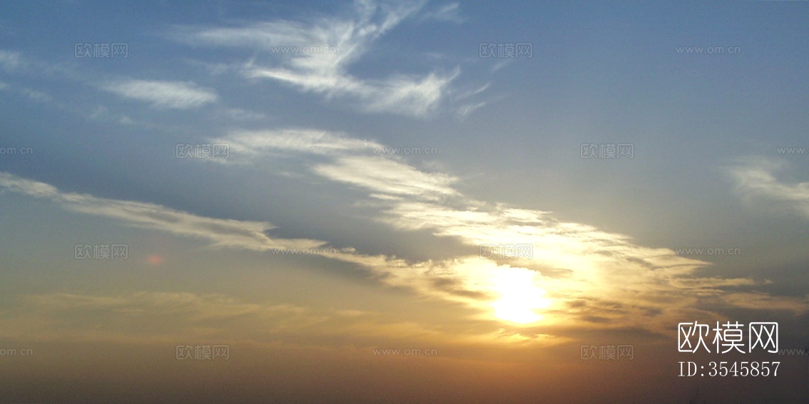黄昏夕阳天空背景下载