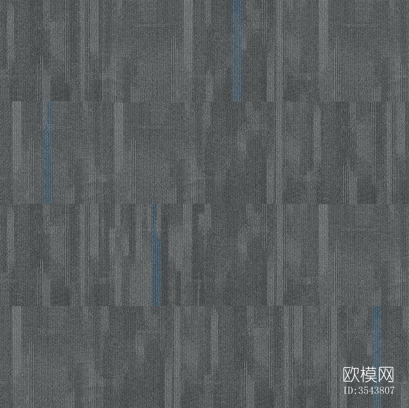 灰色带蓝条地毯适合办公室贴图897下载