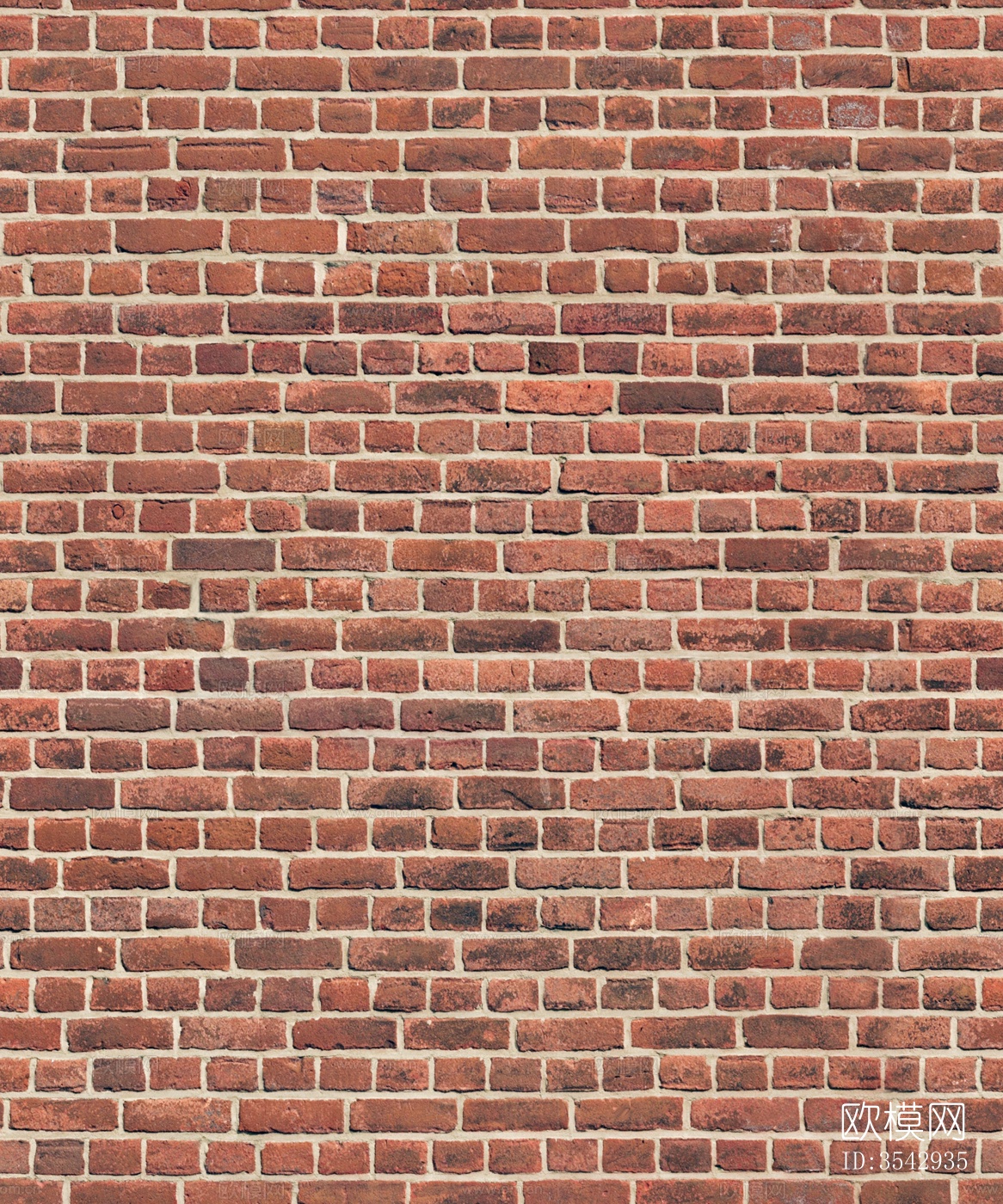 无缝红墙砖贴图5965下载