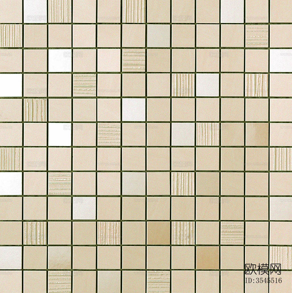 灰色瓷砖马赛克下载（渲染图2）