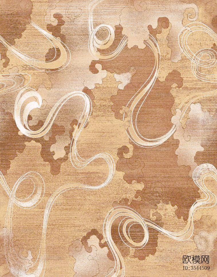 新中式地毯贴图下载