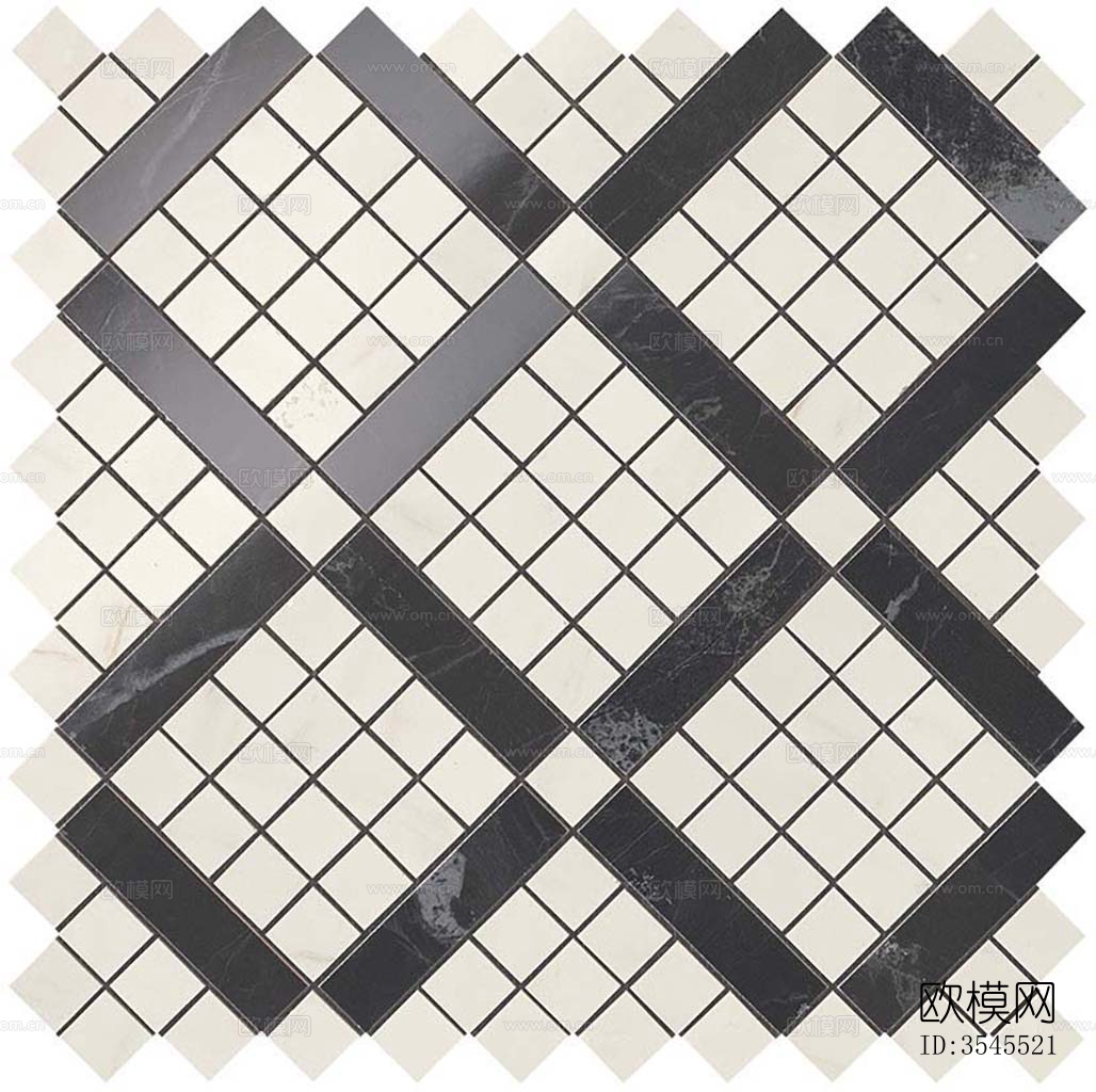 黑色瓷砖马赛克拼花下载
