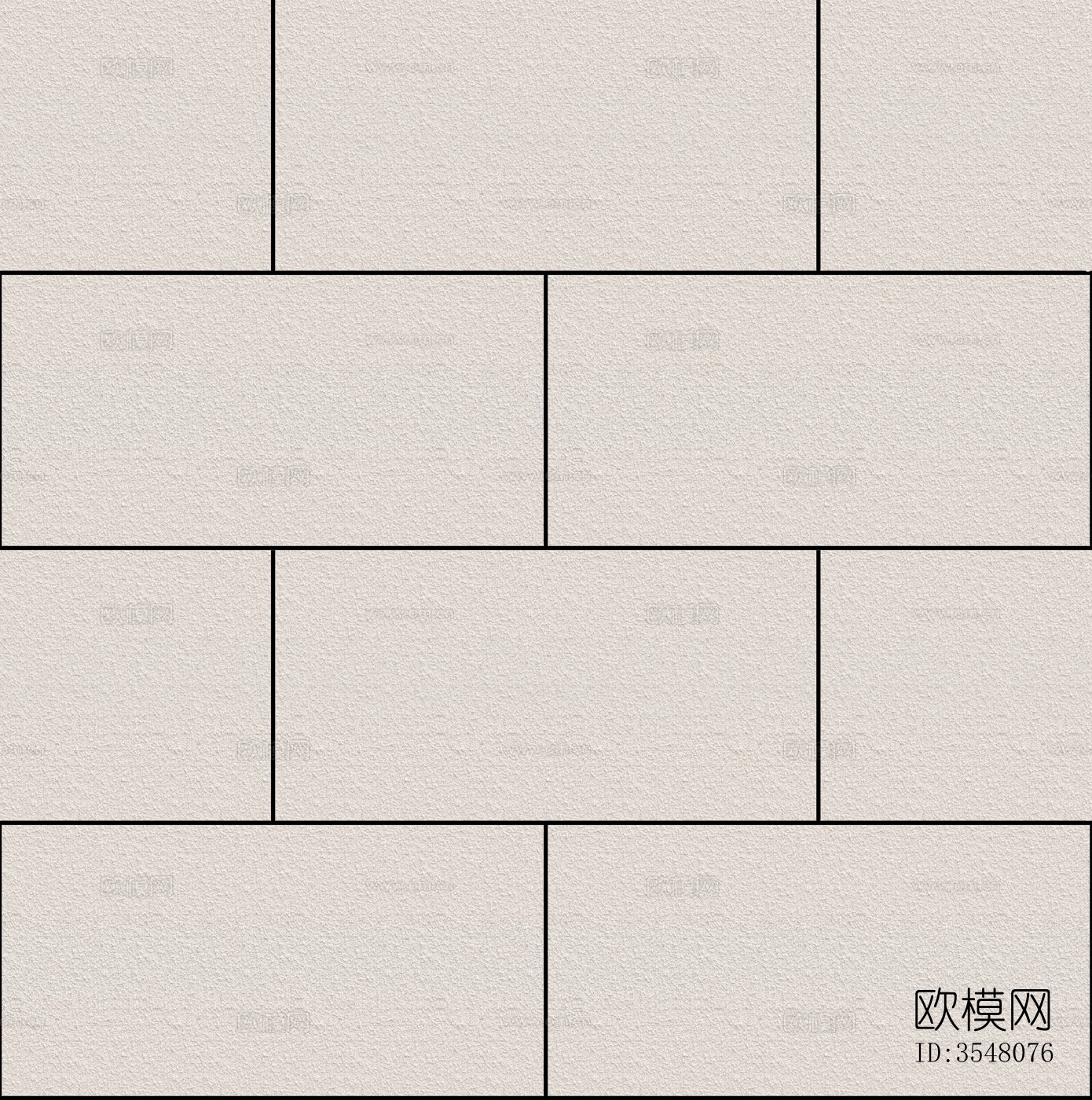 无缝米白色外墙真石漆涂料错缝砖墙干挂石材墙面贴图下载