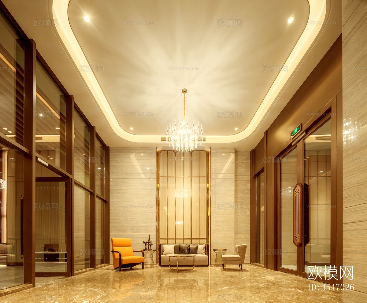 现代酒店_酒店大堂_现代大堂室内_办公大堂_住宅门头大堂贴图下载