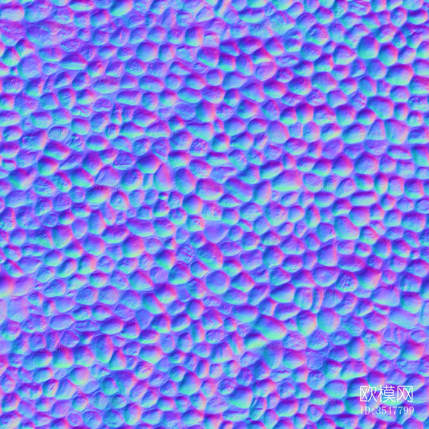 无缝锤纹玻璃法线贴图下载