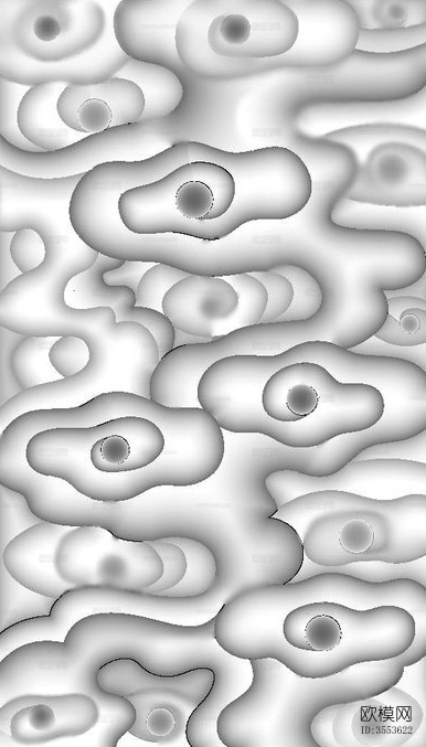 现代轻奢凹凸压纹图案肌理软包皮革纹理贴图下载（渲染图2）