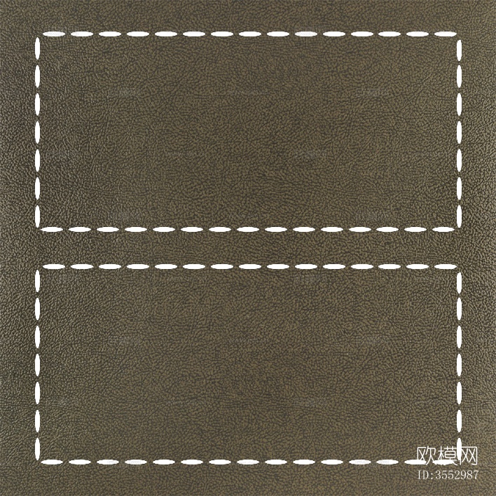 皮革-皮纹砖图案高清贴图下载（渲染图2）