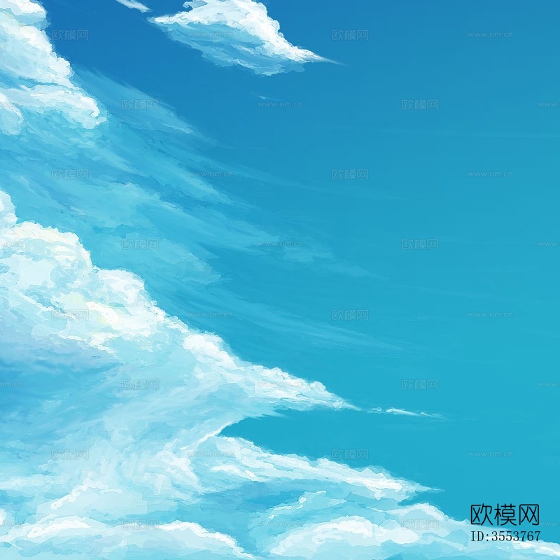 手绘云朵 天空云彩云朵下载