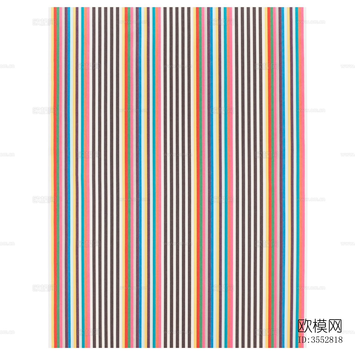 现代简约 条纹 布艺 布纹 壁纸 肌理 高清 贴图下载（渲染图4）