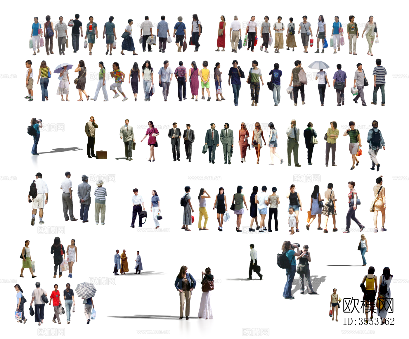 PSD免抠中国青年人物下载